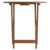 Dylan 5-Pc Snack Table Set; Teak