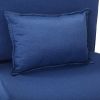 Modern Upholstered Convertible Folding Arm Sofa Sleeper Chair Bed Lounge w/ Pillow, Wheel, Metal Legs, 5 Position Adjustable Backrest, Blue