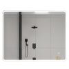 36 x 28 in. Large Rectangular Frameless Wall-Mount Anti-Fog LED Light Bathroom Vanity Mirror