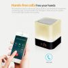Outdoor Bluetooth Speaker LED Pat Light Wireless Speaker Mini Lighting Alarm Clock Audio Portable Night Light