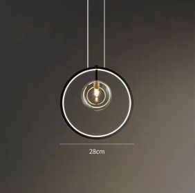Modern Bubble Chandelier For Staircase Bedroom (Option: Single head-Trichromatic light)