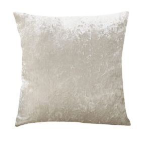 Ice Velvet Pillow Cushion Bedroom (Option: Offwhite-Pillow case-45x45cm)
