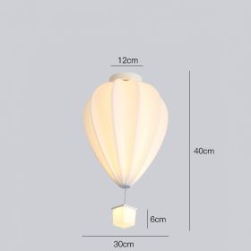Creative Ceiling Lamp Of Cartoon Children's Room (Option: White-Infinite dimming)