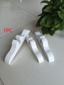 Retractable Folding Folding Screen Pedestal (Option: White-1pc)