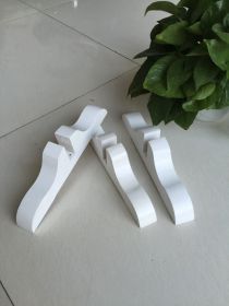 Retractable Folding Folding Screen Pedestal (Option: White-3pcs)