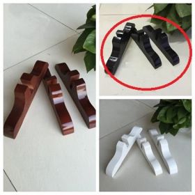 Retractable Folding Folding Screen Pedestal (Option: Black-3pcs)